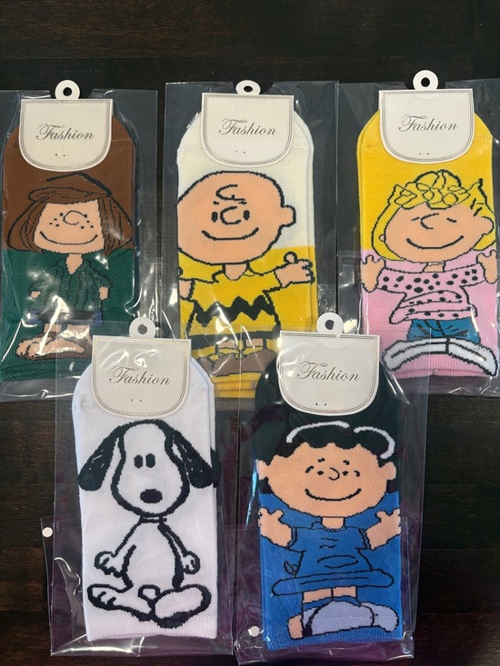 unbranded Accessories - Peanuts Character Socks - Set of 5